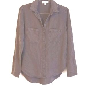 Cloth & Stone "Slate Gray" L/S Shirt in Size S (NWT)